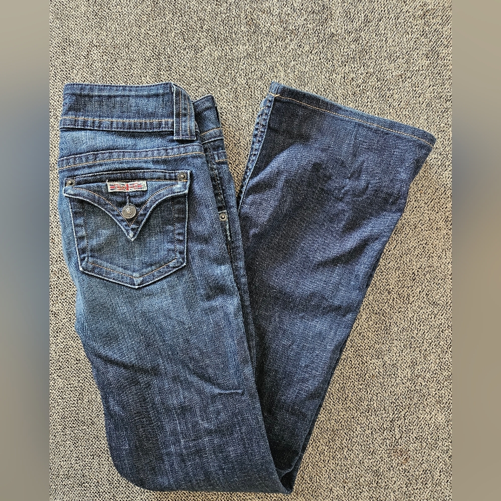 Hudson Jeans Dark Blue Flare & Wide Leg
